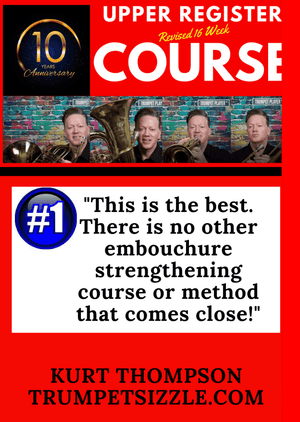 Complete DVD Set - Revised 2019 Upper Register Course - ONLY for current and past students! - Trumpetsizzle